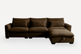PERTH 122" 3-Seater Sofa with 1 ottoman