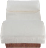 Marcella - Chaise Lounge - Walnut Base