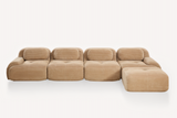 MIA 152'' 4-Seater Sofa with 1 Ottoman