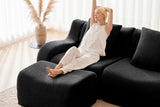 ROMA 82.7" Loveseat with 1 Ottoman