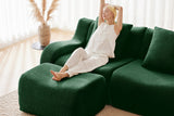 ROMA 148" 4-Seater Sofa with 1 Ottoman