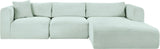 Shaggy - 3 Piece Modular Sectional