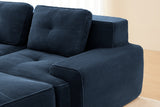 CORDELIA 151" 6-Seater Sofa with 2 Ottomans