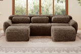 MELLOW 114" 3-Seater Sofa with 2 Ottomans