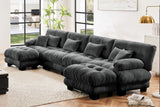 CLOUDIES 173" Sofa 4 Seater with 2 Ottoman