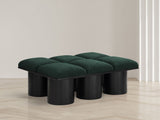 Pavilion - 6 Piece Modular Bench With Black Base