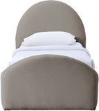 Andaz - Chenille Fabric Upholstered Bed
