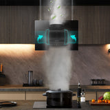 CIARRA Smart Island Cooker Hood 48cm CBCB4850-OW