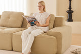 CORDELIA 116" 4-Seater Sectional with 1 Ottoman