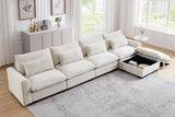 PERTH 157" 4-Seater Sofa with 1 Ottoman