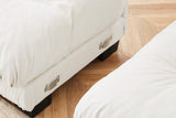 CLOUDIES 94" Loveseat with 2 Ottomans