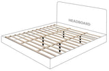 Vaughn - Chenille Bed With Black Base
