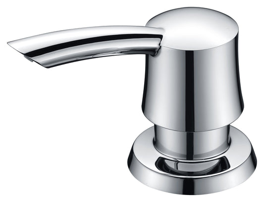 ANZZI Venice Built-in Bottle Soap/Lotion Dispenser (12 oz.), Refillable from Above the Counter, Durable Finish, Multiple Finishes