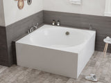 Abyss 59" Freestanding Bathtub in White