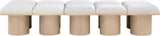 Pavilion - 10 Piece Modular Bench With Natural Base