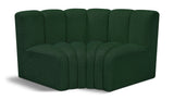Arc - Boucle Fabric 2 Piece Modular Sofa