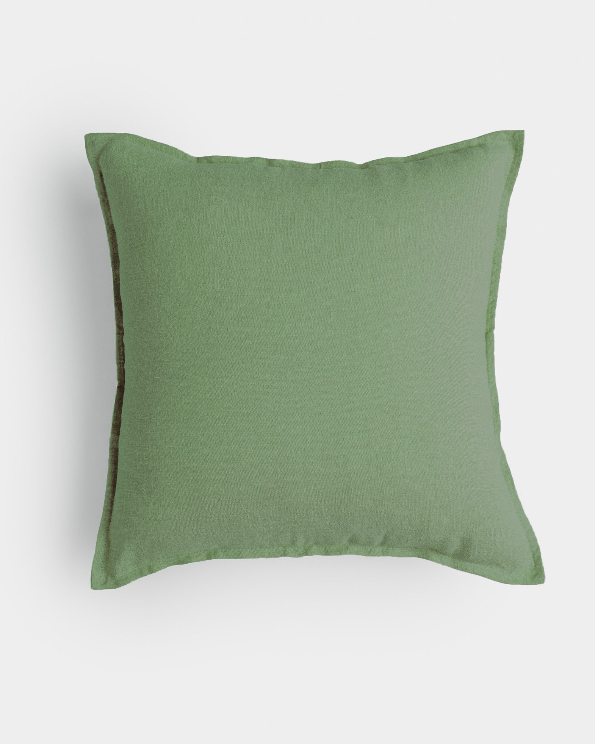 Deco pillow cover with buttons in Forest green