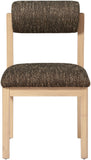 Roundhill - Fabric Dining Chair (Set of 2) - Natural Frame