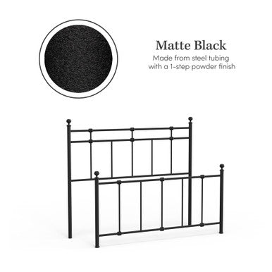 Dexter Metal Headboard and Footboard Combo