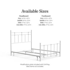 Dexter Metal Headboard and Footboard Combo