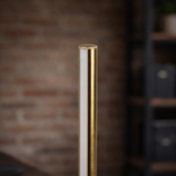 Dimond Black LED Table Lamp with On/Off Switch Round Metal Base