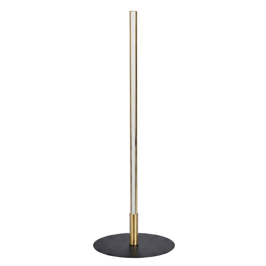 Dimond Black LED Table Lamp with On/Off Switch Round Metal Base