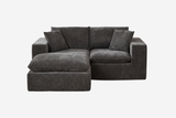 ZORVA 78" Loveseat with 1 Ottoman