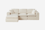 ZORVA 108" 4-Seater Sofa with 1 Ottoman