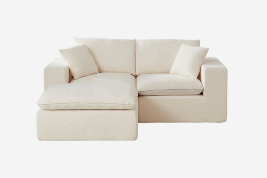 ZORVA 78" Loveseat with 1 Ottoman