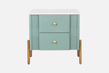 HERIN Modern Nightstand with 2 Storage Drawer