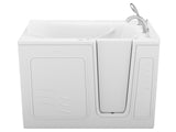 ANZZI Value Series 30 in. x 53 in. Quick Fill Walk-in Whirlpool Tub in White