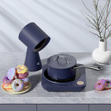 Ciarra Donut Portable Induction Cooktop, 1500W Electric Countertop Burner | Midnight Dream