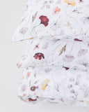 Meadow print linen duvet cover set (3 pcs)