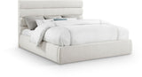 Adam - Linen Fabric Bed With 52" Headboard