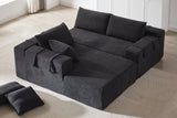 NOUVA 108" Chenille Left Chaise Sectional