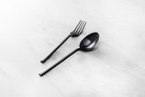 Arezzo Brushed Black 2pc Serving Set