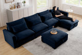 PERTH 157" 4-Seater Sofa with 2 Ottomans 12