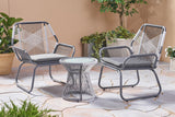 RAVON Outdoor 3 Piece Chat Set
