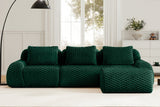 LAURENT 114" 3-Seater Sofa with 1 Ottoman