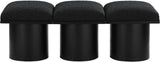 Pavilion - 3 Piece Modular Bench With Black Base