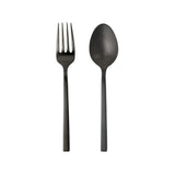 Arezzo Brushed Black 2pc Serving Set