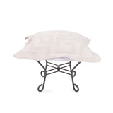 Indoor/Outdoor Puff Scroll Chair Syros Natural