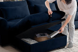 HARMONY 86" Sofa Loveseat with 1 Ottoman