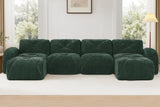 MYLO 140" 4-Seater Sofa with 2 Ottomans