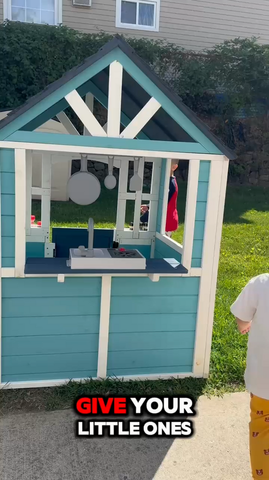 Robud Wooden Outdoor Playhouse