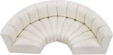 Arc - Faux Leather 4 Piece U-Shaped Modular Sofa