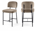 Zarelle - Performance Fabric Upholstered Counter Stool (Set of 2)