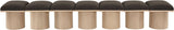 Pavilion - 7 Piece Modular Bench With Natural Base