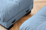 CLOUDIES 94" Loveseat with 2 Ottomans