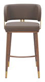 Brew Barstool Brown & Walnut